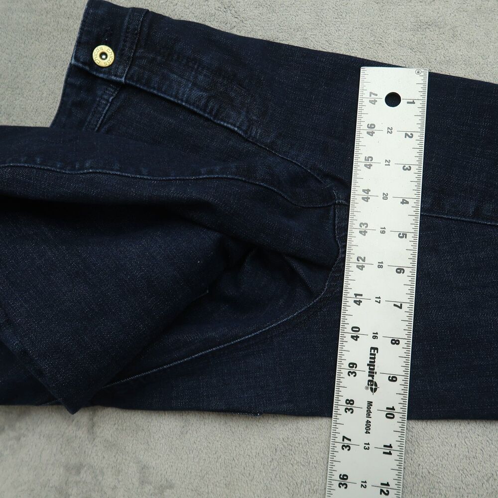 Chico's Jeans Women's Size 0 US-4 Blue Mid-Rise Slimming Crop Denim 23" Inseam - Picture 7 of 16